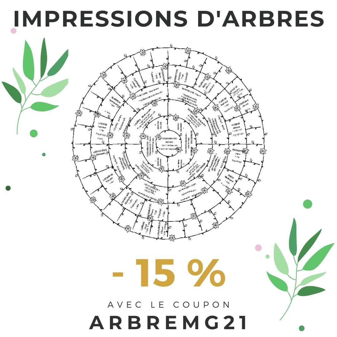 -15 % sur les impressions de grands arbres avec le coupon ARBREMG21